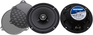 Gen 4 6.5” 2 Ohm Front Speakers With Grills Black