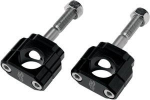 Rubber-mounted Handlebar Clamp Black, 1, nordicamoto.ro