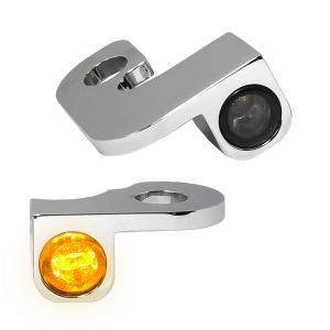 Nano Series Handlebar Turn Signals Chrome