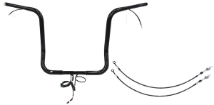 Plug & Play Ez Install 1-1/4(r) Round Top Handlebar Kit Black, 3, nordicamoto.ro