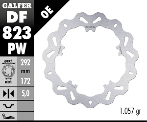 Wave® Brake Rotor Silver
