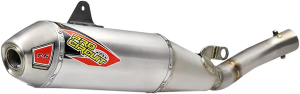 T-6 kipufogórendszer, csiszolt felületű