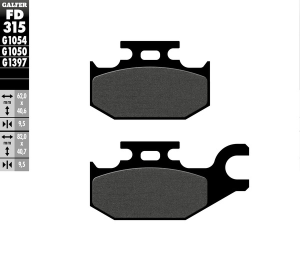 Brake Pad Orcanic, 2, nordicamoto.ro