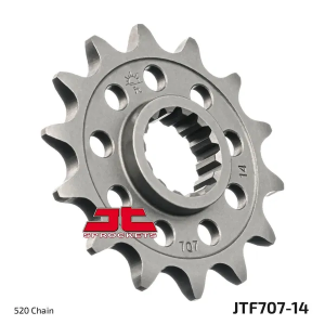 JT SPROCKETS Első lánckerék, természetes színű , nordicamoto.ro