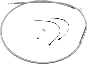 High-efficiency Braided Sterling Chromite Ii® Clutch Cable Silver