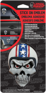 Emblem Retro Biker Skull, 1, nordicamoto.ro