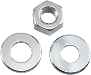 Rear Axle Nut And Washer Kit Silver