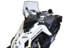 Powermadd Windshield Polaris Matryx Tall (20") Clear w/Black Graphics, 3, nordicamoto.ro