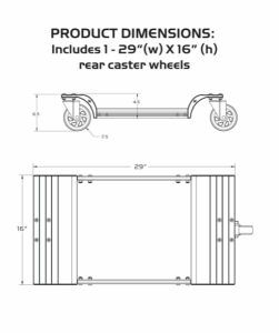 Caliber TraxWheels 2.0 wheel caster