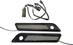 Saddlebag Latch Dual Color Accent Lights Amber, Red, 1, nordicamoto.ro