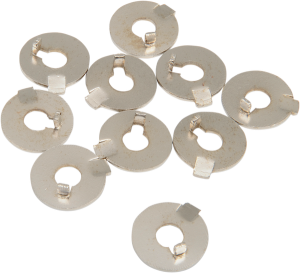Starter Shaft Lock Washers Silver, 1, nordicamoto.ro