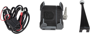 Smartphone/gps Holder With Charger Black, 1, nordicamoto.ro