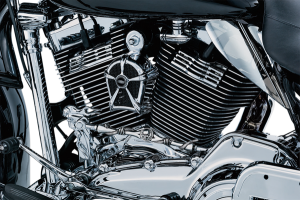 Spark Plug Head Bolt Cover Silver, Chrome, 2, nordicamoto.ro
