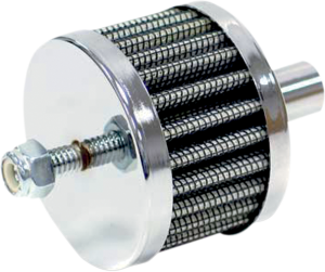 Crankcase Vent Filter 1/2(r) Chrome, 1, nordicamoto.ro