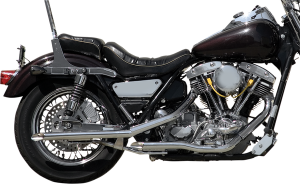 Staggered Dual Drag Pipes Chrome, 1, nordicamoto.ro