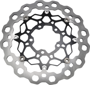 Cubiq Brake Rotor Black, Silver