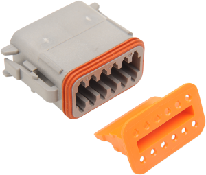 Deutsch Dt Sealed Connector Component Gray, 2, nordicamoto.ro