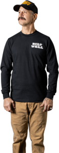 Smudge Long-sleeve T-shirt Black