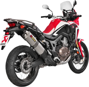 Akrapovic Slip-on TI/SS CRF1000L 16-17 S-H10SO16-WT végső kipufogórendszer, nordicamoto.ro