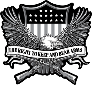 2nd Amendment Patch Black, White, 1, nordicamoto.ro