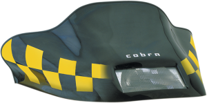 Cobra Windshield Black, White