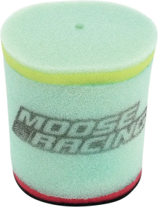 MOOSE RACING precíziós, előolajozott légszűrő, zöld, 1, nordicamoto.ro