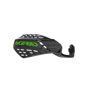 Acerbis Linear Vented univerzális terepkerékpár-kézvédő KTM/Honda/Yamaha/Kawasaki/Husqvarna/GasGas/Beta modellekhez – fekete/zöld, 1, nordicamoto.ro