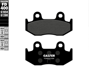 Semi-metallic Brake Pads, 1, nordicamoto.ro