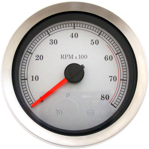 Tachometer Slvr 04-