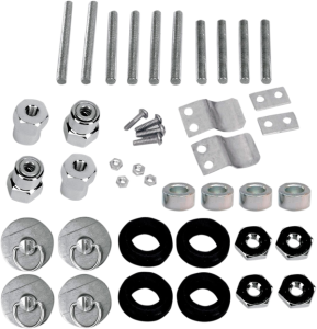 S4 Quick-disconnect Saddlebag Docking Post And Fastener Kit Gray, 1, nordicamoto.ro