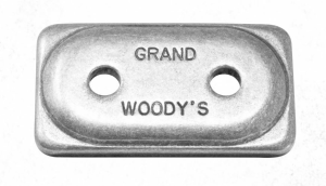 Woodys kettős alátét, 12 db, Grand Digger alumínium, nordicamoto.ro