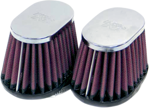 Clamp-on Air Filter Chrome, 1, nordicamoto.ro