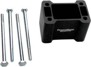 Straight Handlebar Riser Block Black