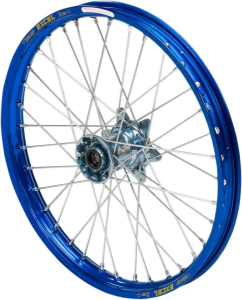 Elite Mx-en kerék, ezüst küllők, kék, ezüst, nordicamoto.ro