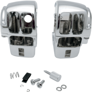 Handlebar Switch Housing Kit Silver