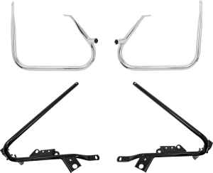 Saddlebag Supports Silver, 3, nordicamoto.ro