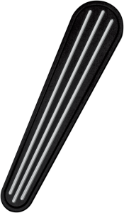 Dash Insert Black, Silver, 1, nordicamoto.ro