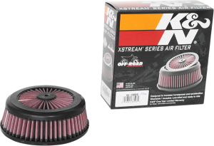 High Flow Air Filter Red, Black, 4, nordicamoto.ro