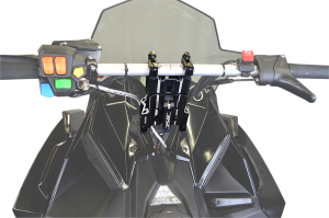 Adjustable Flex Handlebar Riser Black, 1, nordicamoto.ro