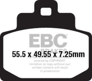 Sfa Series Organic Scooter Brake Pads