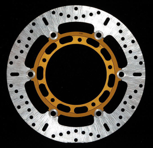 Brake Rotor Gold, Stainless Steel, 1, nordicamoto.ro