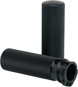 Knurled Hand Grips Black