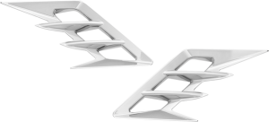 Front Fender Vent Filler Accent Chrome, 3, nordicamoto.ro