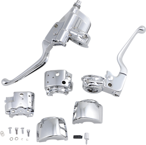 Handlebar Control Kit With Mechanical Clutch Silver, 1, nordicamoto.ro