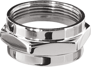Power-flo Fuel Valve Chrome Adapter Nut Chrome, 1, nordicamoto.ro