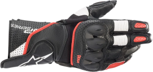 Manusi Piele Alpinestars Negru/Alb/Red S, 3, nordicamoto.ro