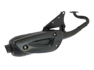 Naraku Traffic Full Exhaust System Black, 2, nordicamoto.ro