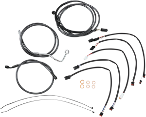 Black Pearl Upper Handlebar Installation Kit Black, 2, nordicamoto.ro