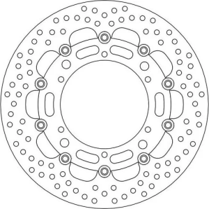 Halo sorozatú úszó rotor, fekete, rozsdamentes acél, 1, nordicamoto.ro