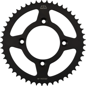 JT SPROCKETS Acél hátsó lánckerék, fekete , nordicamoto.ro